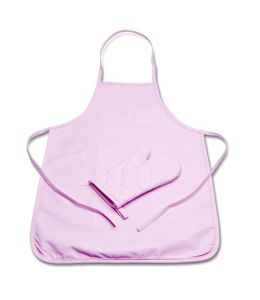 Tablier de cuisine enfant rose