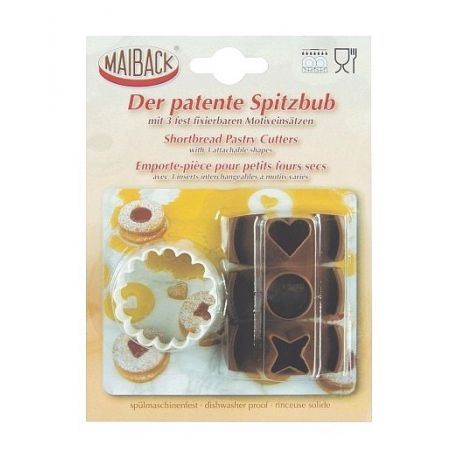 Cortapastas Linzer  - 3 en 1
