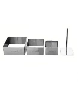 Set 3 aros + pisador - CUADRADO