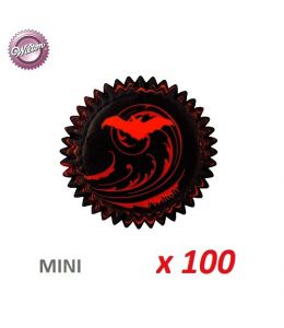 Mini-caissettes cupcakes "Vampire" x 100