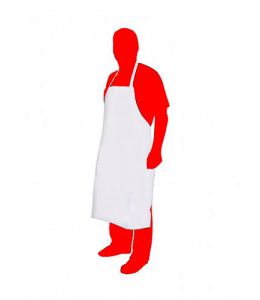 White Bib Apron - Extra Large