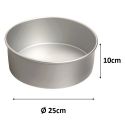 Extra Deep Round Cake Pan - Ø 25 x 10cm