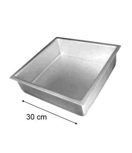 Extra Deep Square Cake Pan - 30x30x10cm