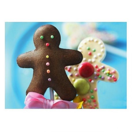 Moule silicone pour sucettes "Ginger Pop" - SILIKOMART