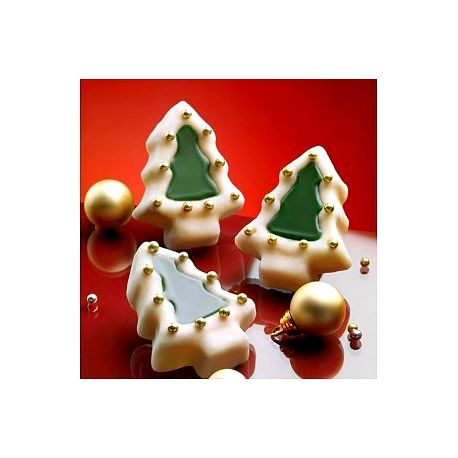 Moule silicone "Sapin" - 8 cavités