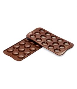 Moule silicone pour chocolat "Macaron"