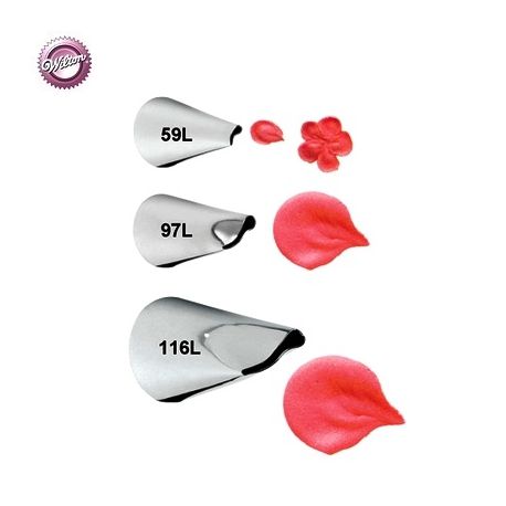 Set  "Pétalo" de 3 boquillas - WILTON