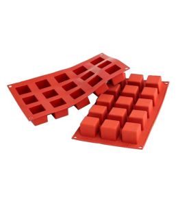 Molde silicona "pequeño cubo" - 15 cavidades - SILIKOMART
