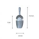 Pelle à épices aluminium - 13cm