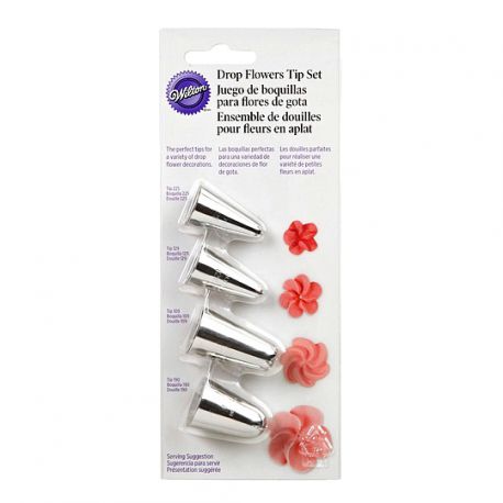 Drop Flowers Tip Set   - WILTON