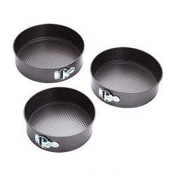 Set de 3 moldes desmontables redondos