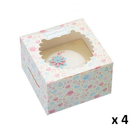 Caja para 1 Cupcake  x 4 - KITCHEN CRAFT