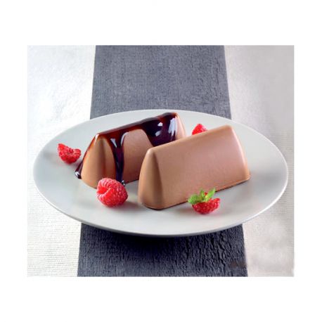 Moule silicone "Mini Bûche GIANDUIA" - 9 cavités