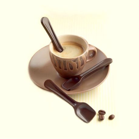 Silicone Chocolate Mold "Spoons"