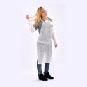Tablier jetable blanc