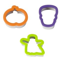 Set de 3 emporte-pièces Comfort Grip "Halloween" - 11cm