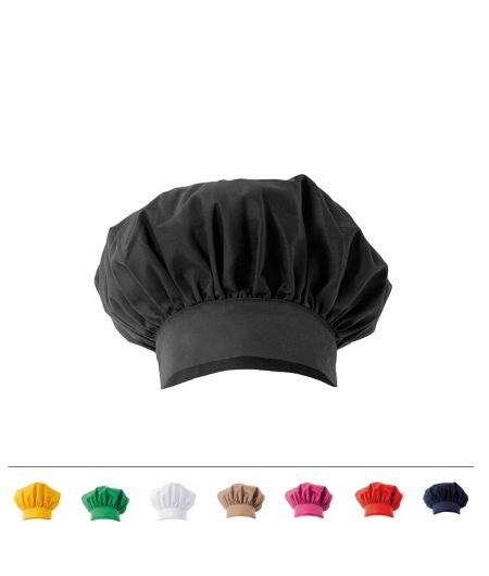 Toque cuisinier "Emile"-  Couleur : Noir