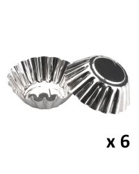Molde mini-tarta x 6 - IBILI - 7cm