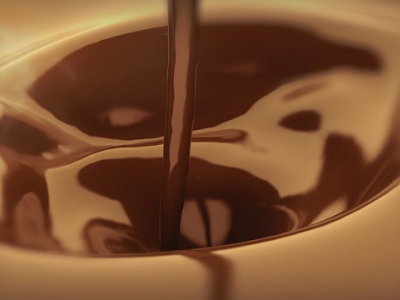 Faire fondre du chocolat à l'aide d'une poche à douille 