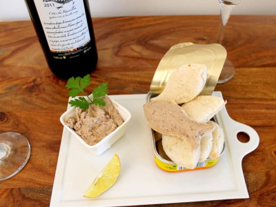 Beurre de sardine et toasts « petits poissons »
